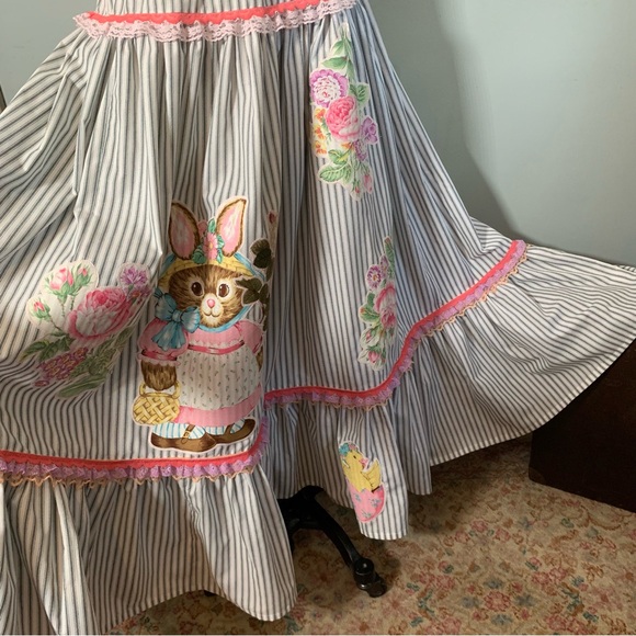 HANDMADE Sweet Coquette Full Boho Petticoat Skirt - Picture 8 of 13